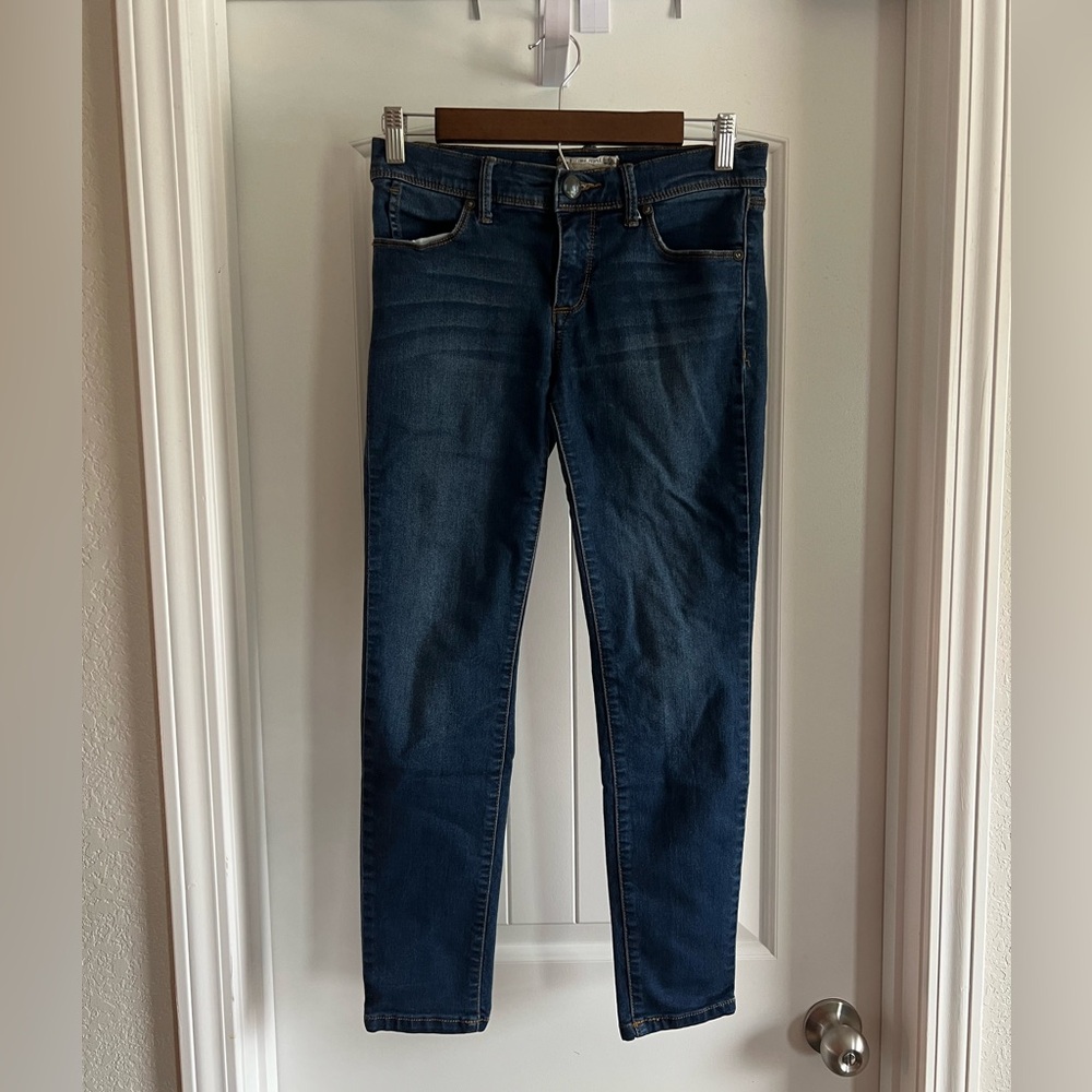 Free People Dark Indigo Skinny Jeans